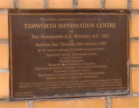 Tamworth Information Centre & General Information .